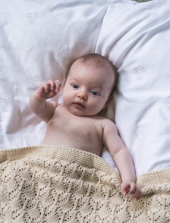 That's Mine Kala Knitted Blanket - Beige - ONE SIZE