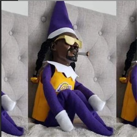 Snoop On A Stoop Jul Elf Doll Hem Dekorationer Jul present