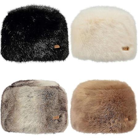 Barts Womens Josh Myk Faux Fur Koselig Varm Vinterlue - WELLNGS Dark Brown