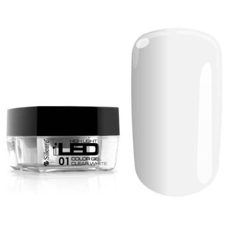 High Light LED Gel - Clear White - 01 - 4 g - Silcare