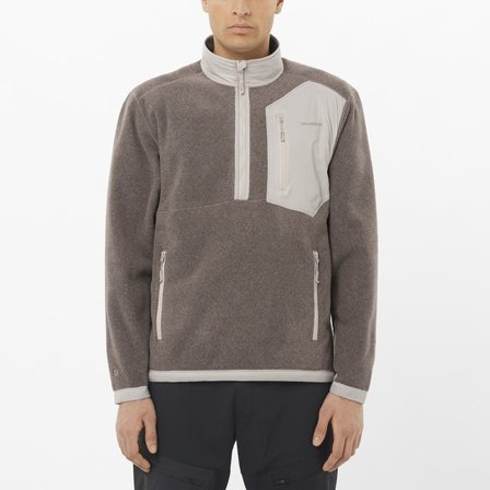 Salomon - Midlayer mit halblangem Reißverschluss Herren Chroma - Iron