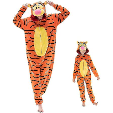 Snug Fit Unisex Voksen Onesie Pyjamas Dyr One Piece Halloween Kostume Sovetøj