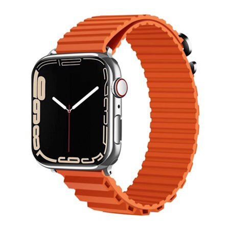 Apple Watch Series 8 (45mm) / Watch Ultra klockarmband i silikon - Orange