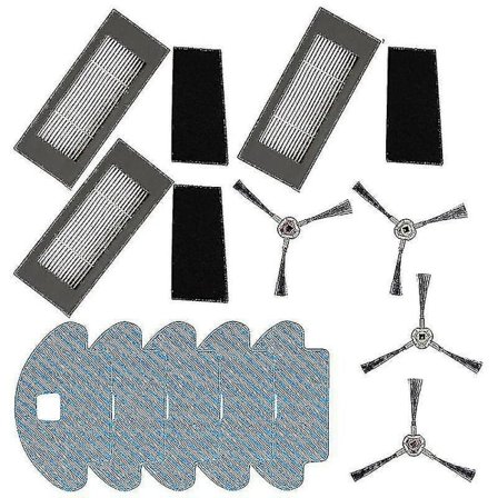 Ecovacs Deebot Ozmo 930 Vakuumfilter, Børst og Mopsett