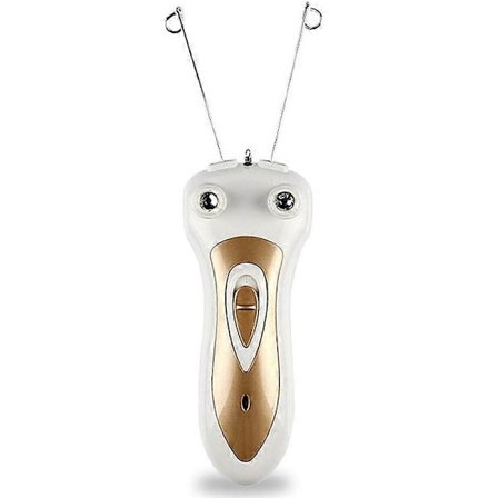 Elektrisk Epilator til Kvinder Mænd Krop Ansigtsben Hals Ansigtsbehåringsfjerner til Dame med Bomuldstråd Makeup