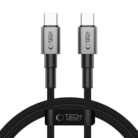 Tech-Protect 1m 100W/5A PD USB-C - USB-C Kabel UltraBoost