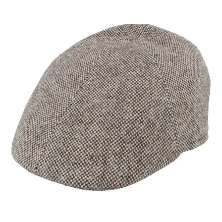 Mayser - Beige flatcap Kasket - Paddy Tweed Beige Flat Cap @ Hatstore
