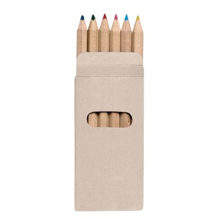 MidOcean Abigail Färgpenna (6-pack) One Size Natural