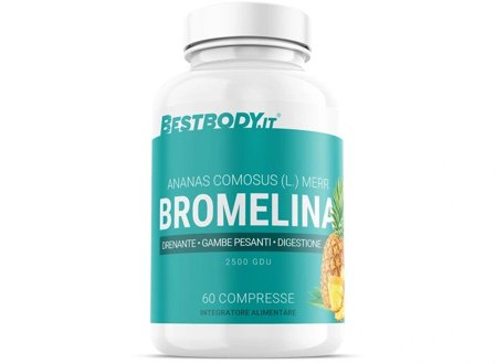 Bestbody Bromelina Gambe Pesanti Digestione E Drenante 60