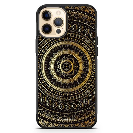 Bjornberry Hårdskal iPhone 12 Pro Max - Guld Mandala