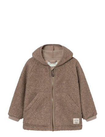 MINI A TURE Matliff Teddyfleece Jacket. Grs - Brown - 80