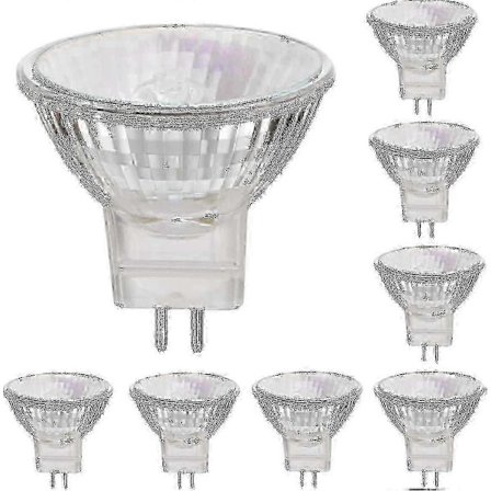 8-pakning 12v 20w Gu4 Halogen Spot Lamper 2800k Varmhvit Dimbar_Spesialtilbud