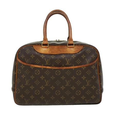 Louis Vuitton Vintage Louis Vuitton Deauville , Bruin , Dames , Maat: ONE Size Vintage Tassen