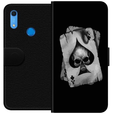 Kompatibelt Plånboksfodral till Huawei Huawei Y6s (2019) Döskalle Kortlek