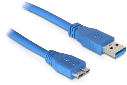 Delock USB-kabel - Micro-USB Type B til USB-type A - 5 m