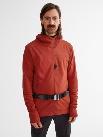 Klättermusen - Njorun 2.0 Hoodie Men's's - Dark Redwood - Men's - XL