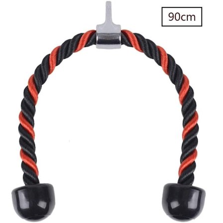 Triceps-köysi köysi nylon 70/90cm biceps triceps köysi talja kuntoilukahvan veto 90cm