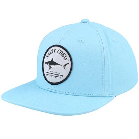 Salty Crew - Blå snapback Keps - Kids Bruce Boys 6 Panel Marine Blue Snapback @ Hatstore