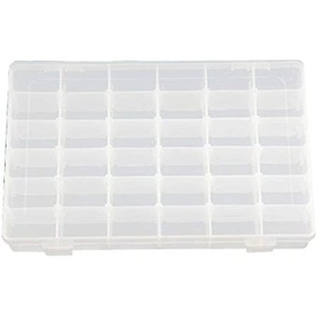 36 Ruter Transparent Plastboks Avtakbar Oppbevaringsboks Organizer