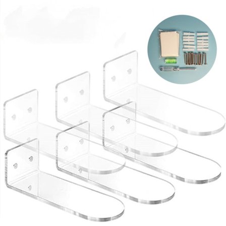 Kirkas kelluva kenkäteline seinälle kiinnitettävä virtaava kenkäteline kenkäteline