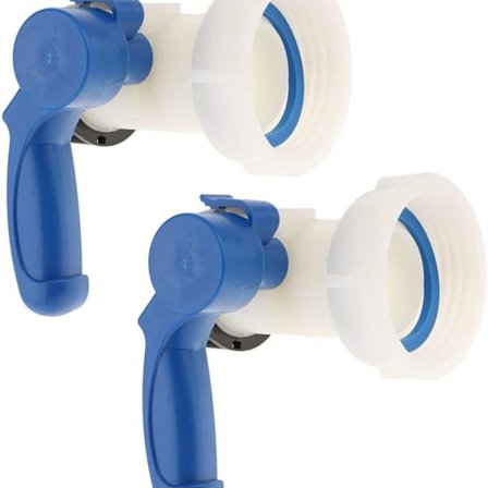 PP sommerfuglventil med 62 mm union mutter for enkel installasjon for 1000 liter IBC Ta