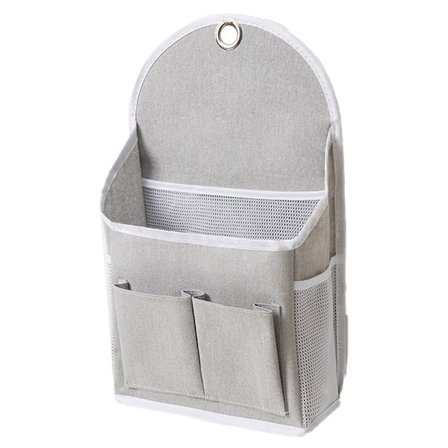 Oppbevaringspose i stoff, hengende, studenthybel, oppbevaringsartefakt, vegghengt oppbevaringspose