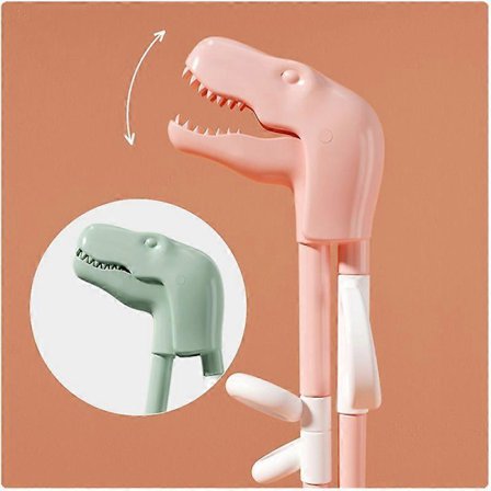 Dinosaurie barn självlärande ätpinnar tecknade tränings ätpinnar pojkar och flickor 3-årig baby övar roliga ätpinnar