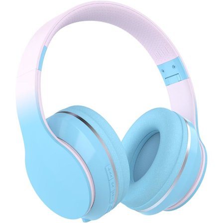 Bluetooth-hodetelefoner for barn, trådløse hodetelefoner for barn med mikrofon, 10 timers spilletid, sammenleggbare og justerbare hodetelefoner for 