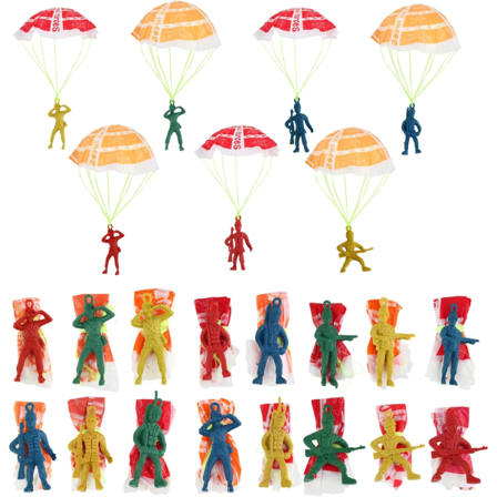 Barn 3-in-1 Lentävä Levyheitinsetti - Sisältää Levyheittimen, Kissankalastusvarjon, Valoisan Propellerin - Hauskoja Ulko- ja Sisäpelejä