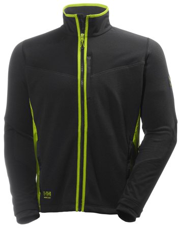 Helly Hansen Workwear Magni 72170-949 Fleecejacka svart/lime XXL, Arbetskläder
