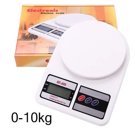 Digital kjøkkenvekt 10 kg slank modellvekt