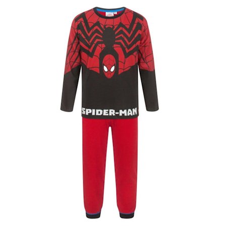 Spider-Man Pojk Pyjamas Set 8 År Röd/Svart