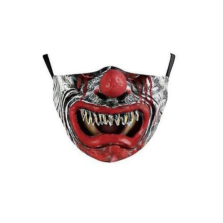 Gjenbrukbar Unisex Morsom Vaskbar Ansiktsmaske Halvt Ansikt Munn Merke HipHop Tegneserie Ju