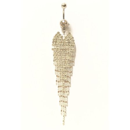 Navelpiercing, kort stav / lång stav, 10mm stav