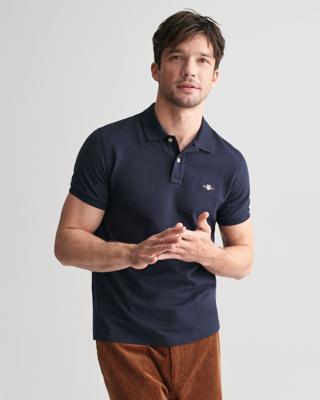 GANT - Klassisk piquéskjorte i slim fit - Herre - M