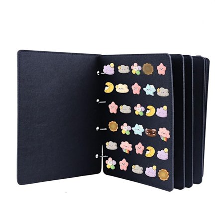 Pin Display Binder Emalje Pin Display Bok Sko Charms Organizer