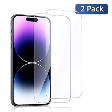 2-Pack iPhone 14 Pro MAX - Premium 2.5D Härdat Glas Displayskydd