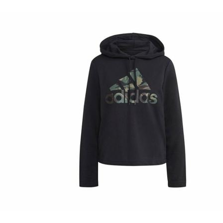 Adidas Hoodie with big logo Sort, Dame