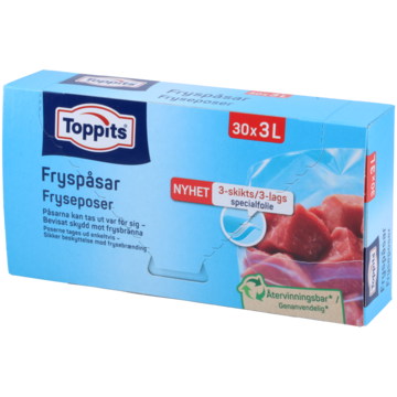 Fryspåsar Toppits 3L 30-pack