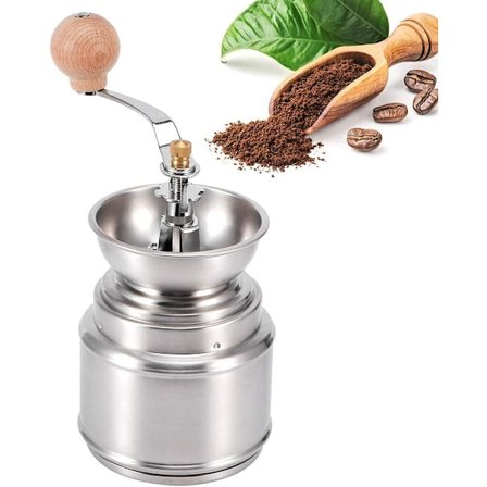 Justerbar Manuell Kaffe Kvern, Kaffe Kvern for Hjemmet, O