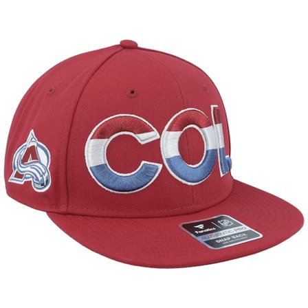 Fanatics - NHL Rood snapback Cap - Colorado Avalanche Authentic Pro Rink Flat Brim Garnet Snapback @ Hatstore