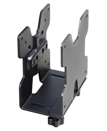 Ergotron Thin Client Mount - Monteringssett (holder, monteringsmaskinvare, stropp) for personlig datamaskin - svart - stangmontering - for P/N: