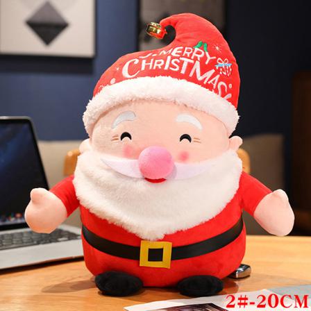 Jultomte Plyschdocka Jul Älgsnögubbe Fylld Leksak Xmas De