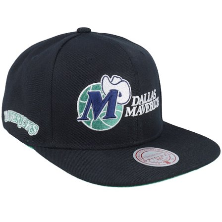 Mitchell & Ness - NBA Schwarz snapback Cap - Dallas Mavericks Triple Play Black Snapback @ Hatstore