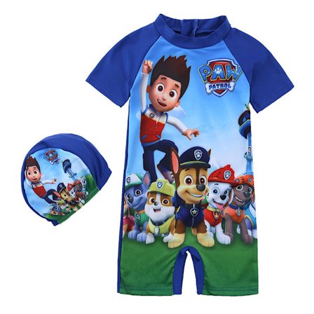 Paw Patrol drenge badedragt Paw Patrol badedragt i ét stykke