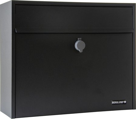 Berglund SL 93 Postkasse låsbar Svart, Utemiljø