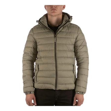 Superdry, Down Jackets Beżowy, Mężczyzna, Rozmiar: L