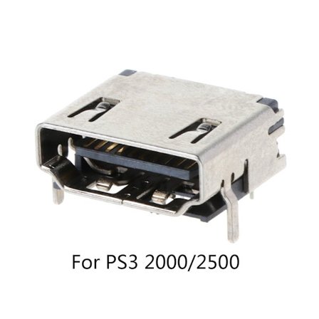 Korvaava HDMI-yhteensopiva liitäntäportti PS3 2000:lle 2500 portti Jack Socket HDMI-yhteensopiva liitin