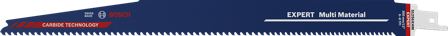 Bosch Expert S 1256 XHM Multi Material Tigersågblad 1-pack, Maskintillbehör & förbrukning