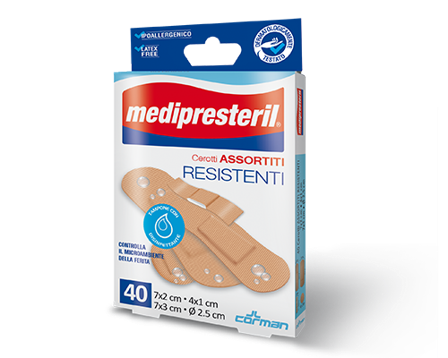 Medipresteril Cerotti Resistenti Assortiti 40 Pezzi Durata e